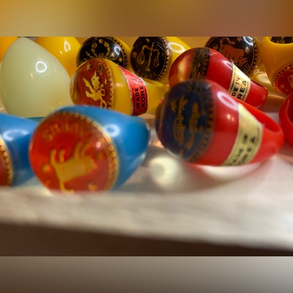 zodiac CANCER dome NEW Vintage cocktail ring - Picture 11 of 11